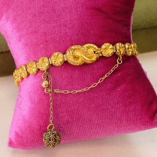 Victorian Ornate Gold Filled Bracelet