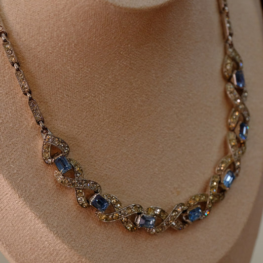 Bogoff Necklace and Earrings set 1950s