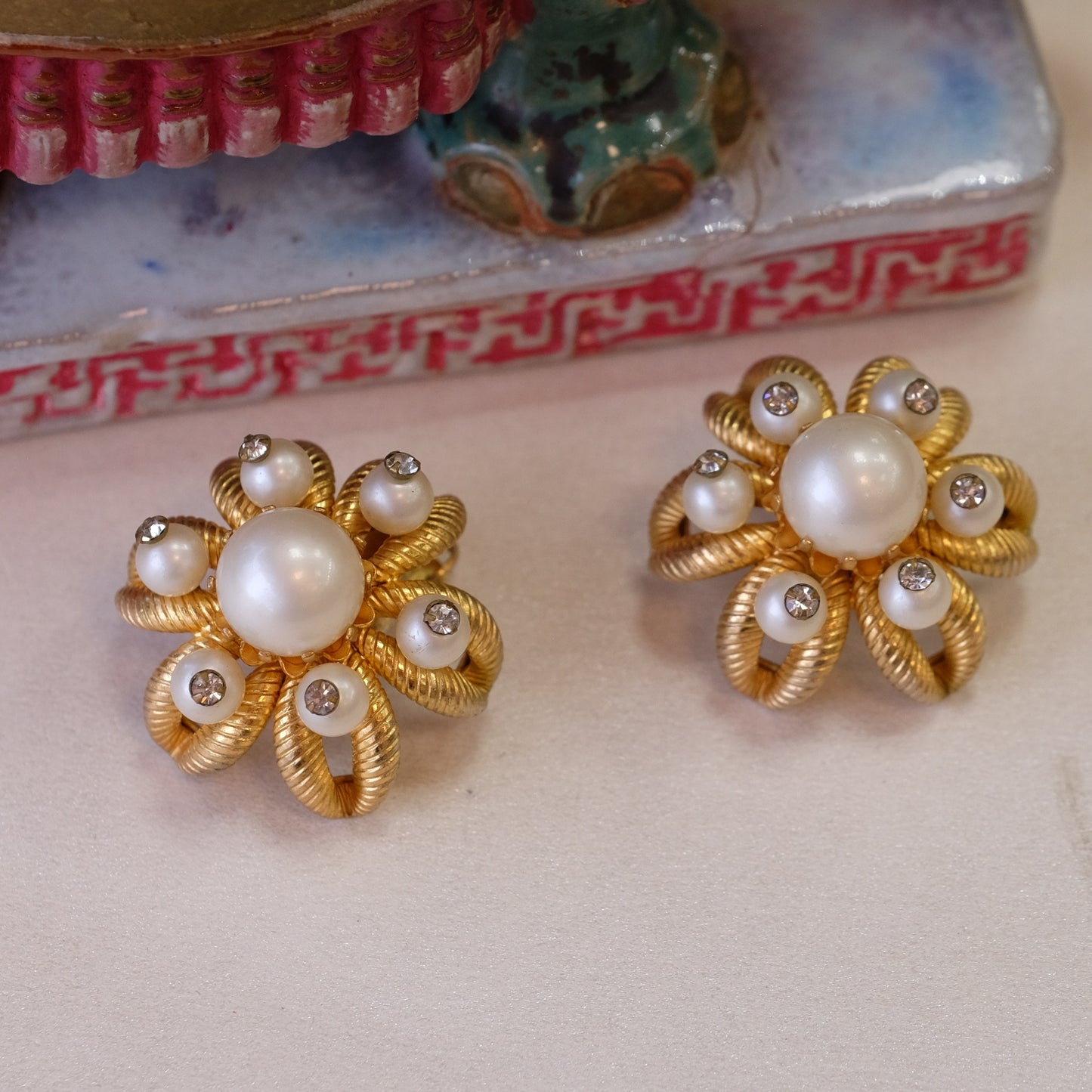 Vintage Scaasi Statement Earrings 1980s