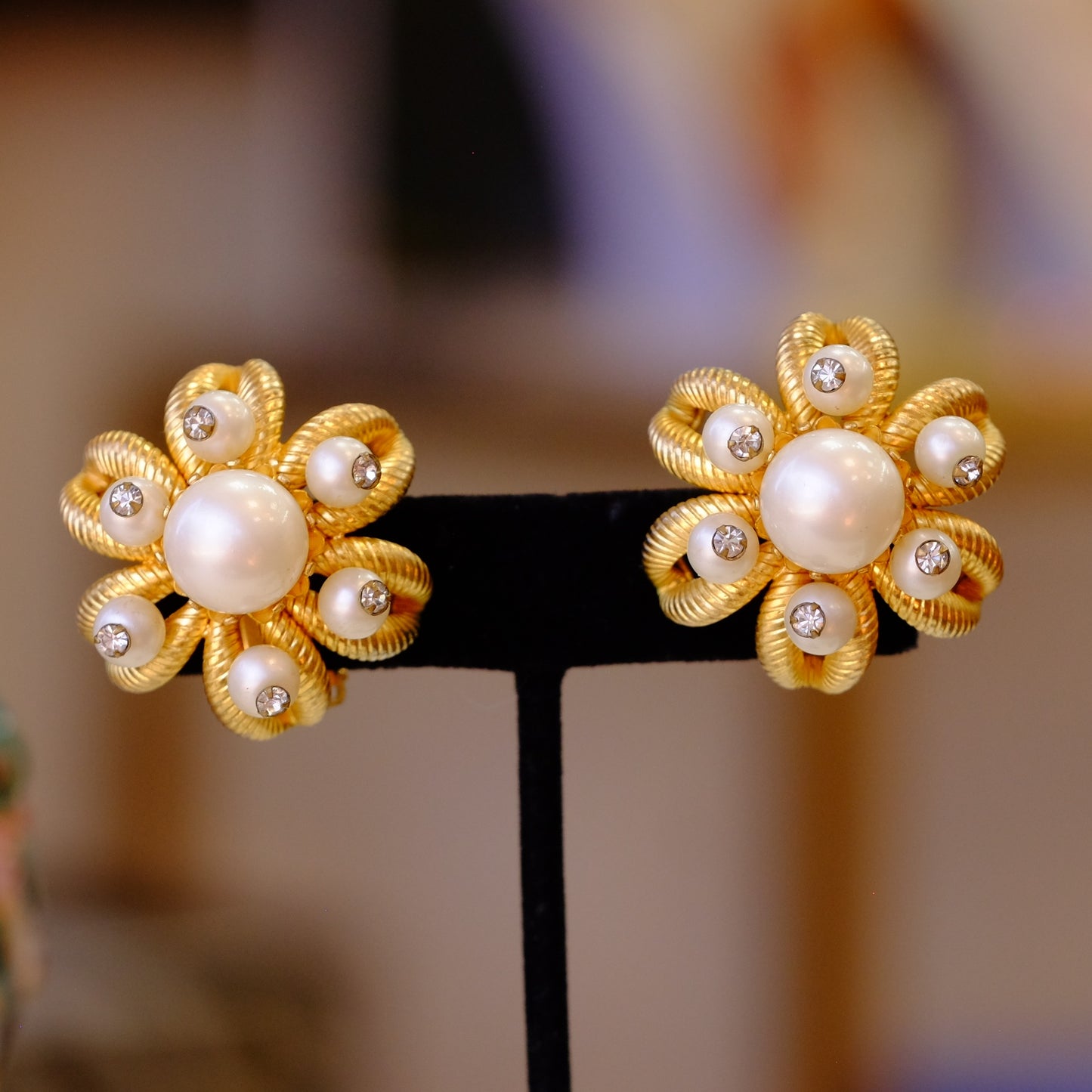 Vintage Scaasi Statement Earrings 1980s