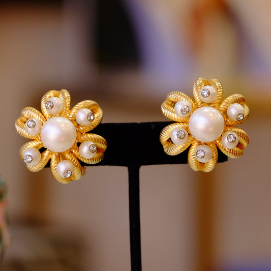 Vintage Scaasi Statement Earrings 1980s