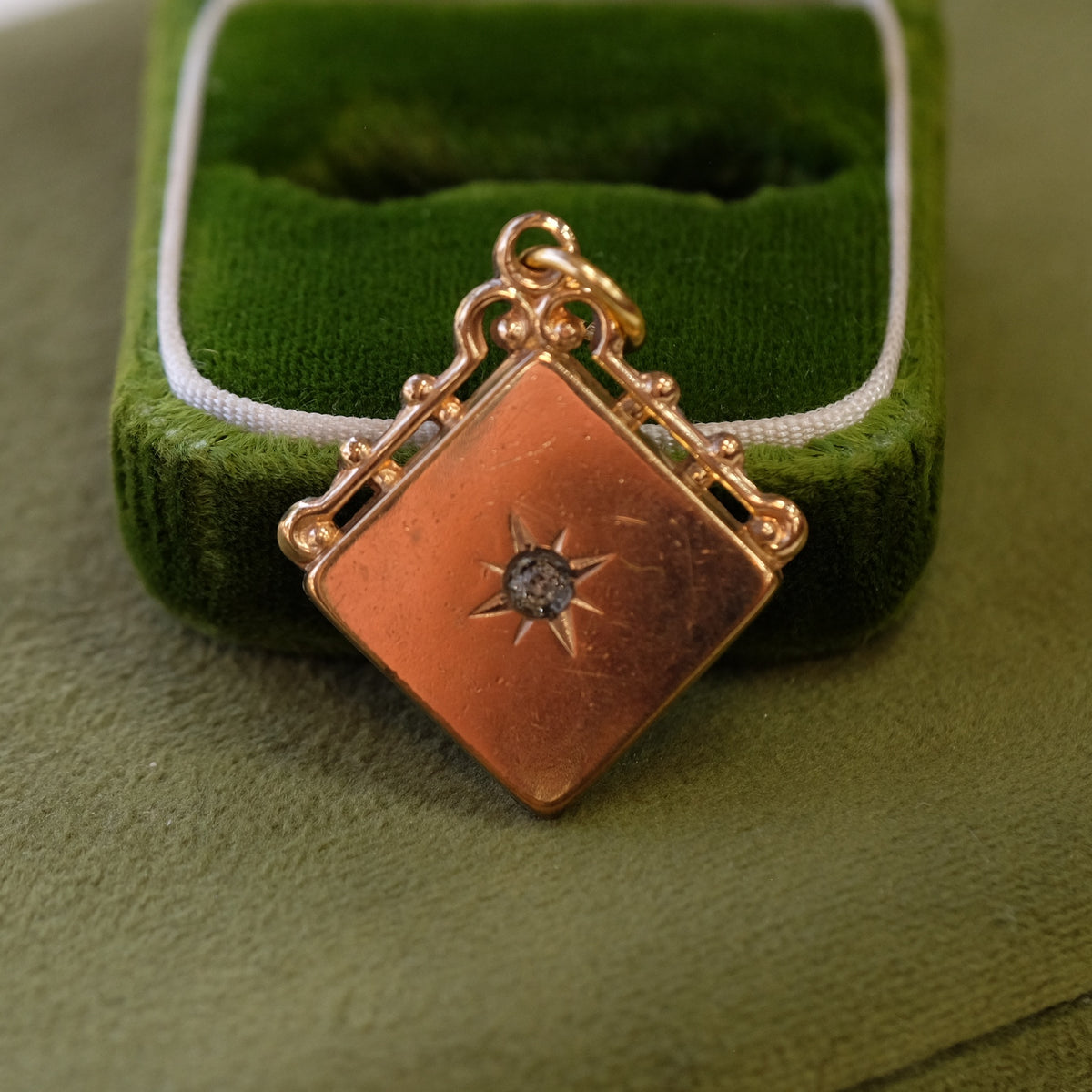 Victorian Square Fob Charm