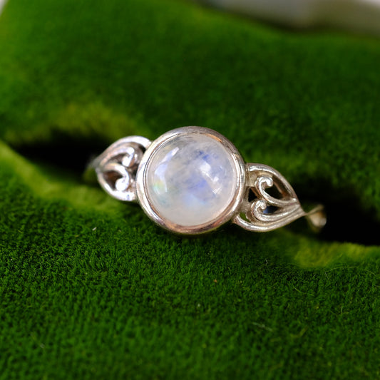 Moonstone Silver Ring