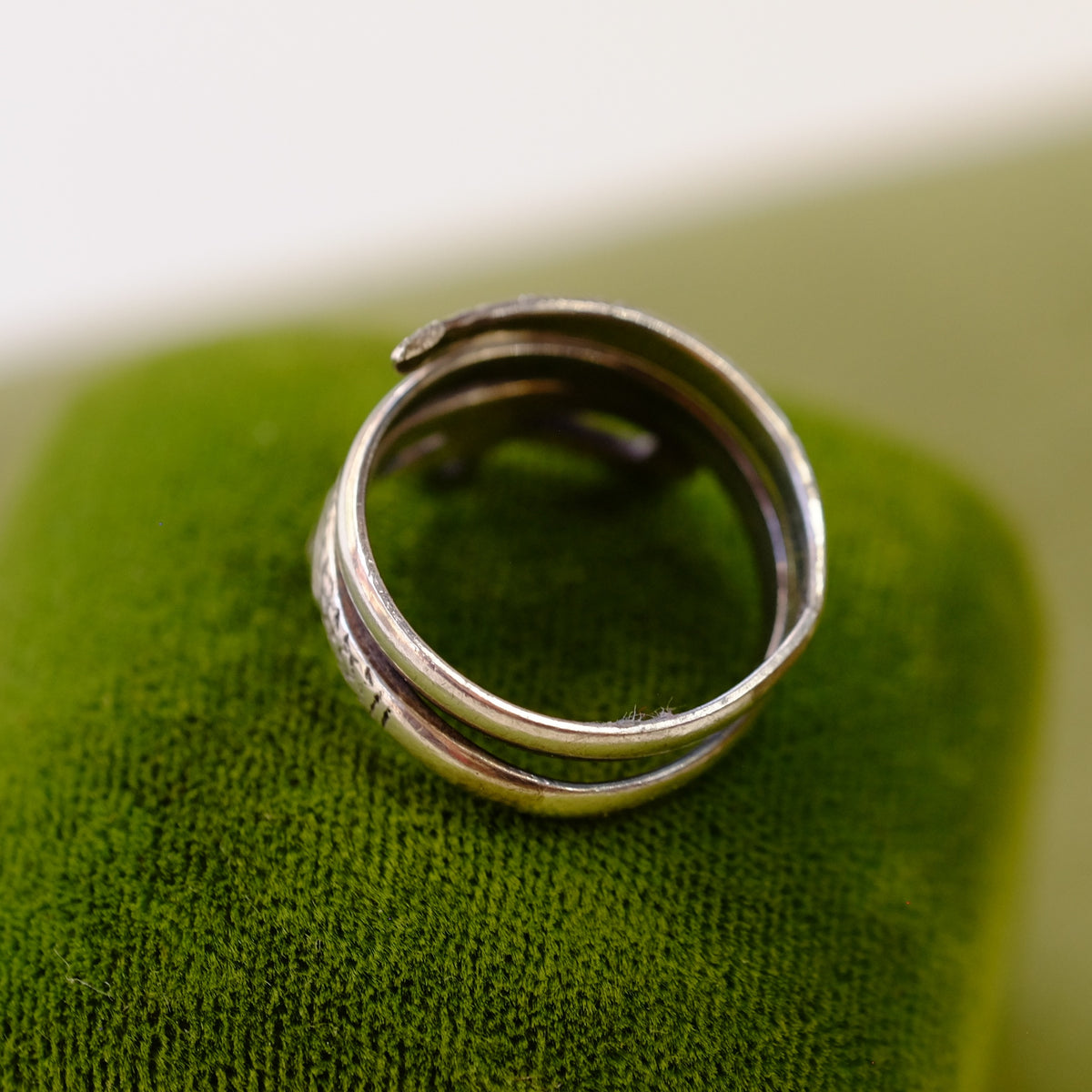 Vintage Snake Silver Ring