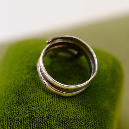 Vintage Snake Silver Ring