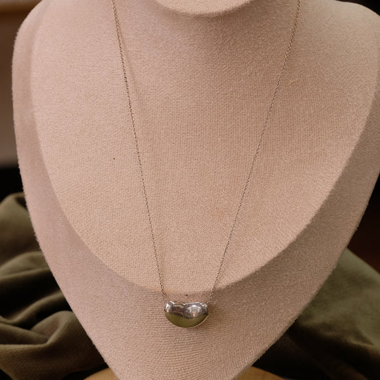 Tiffany&Co Elsa Peretti Bean Pendant Necklace