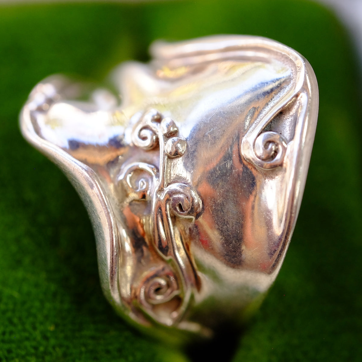 Unusual Designer Silver Ring