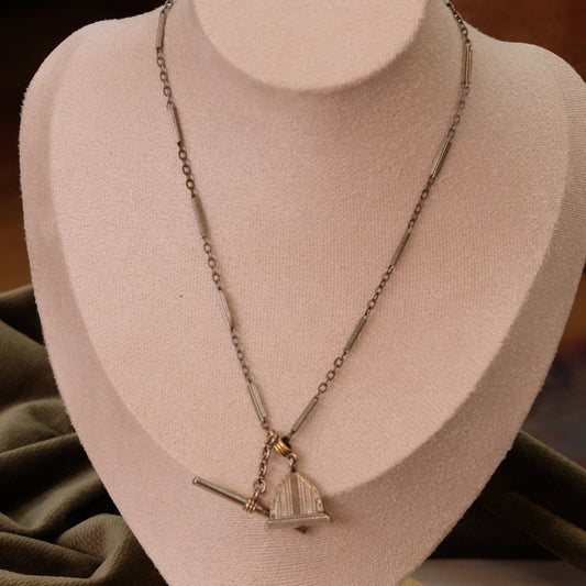 Sterling Watch Chain with Charms