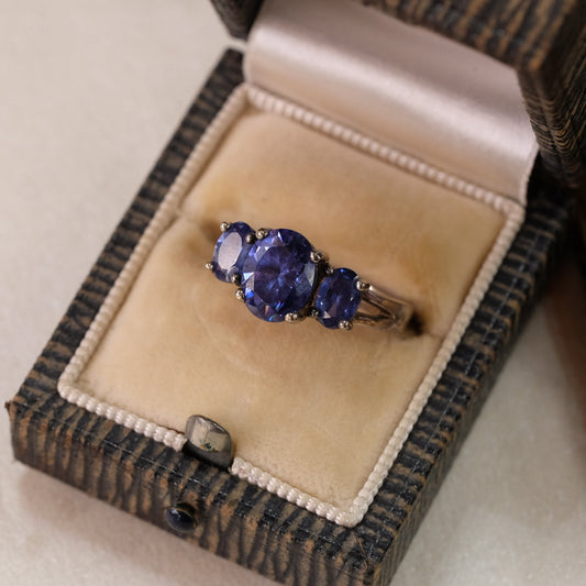 Sterling Silver Tanzanite Ring