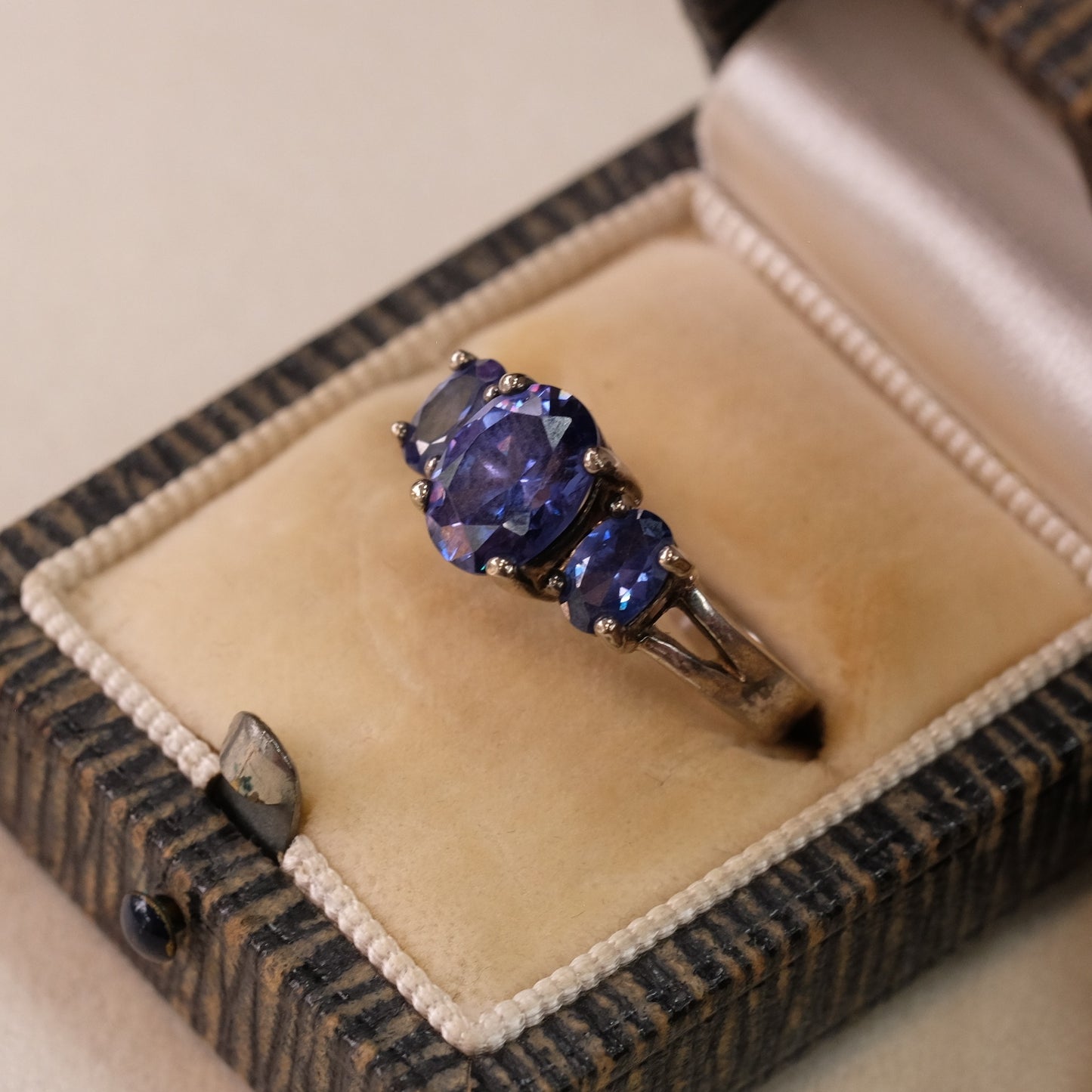 Sterling Silver Tanzanite Ring