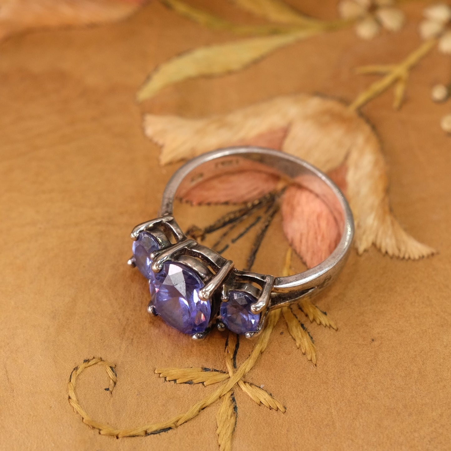 Sterling Silver Tanzanite Ring