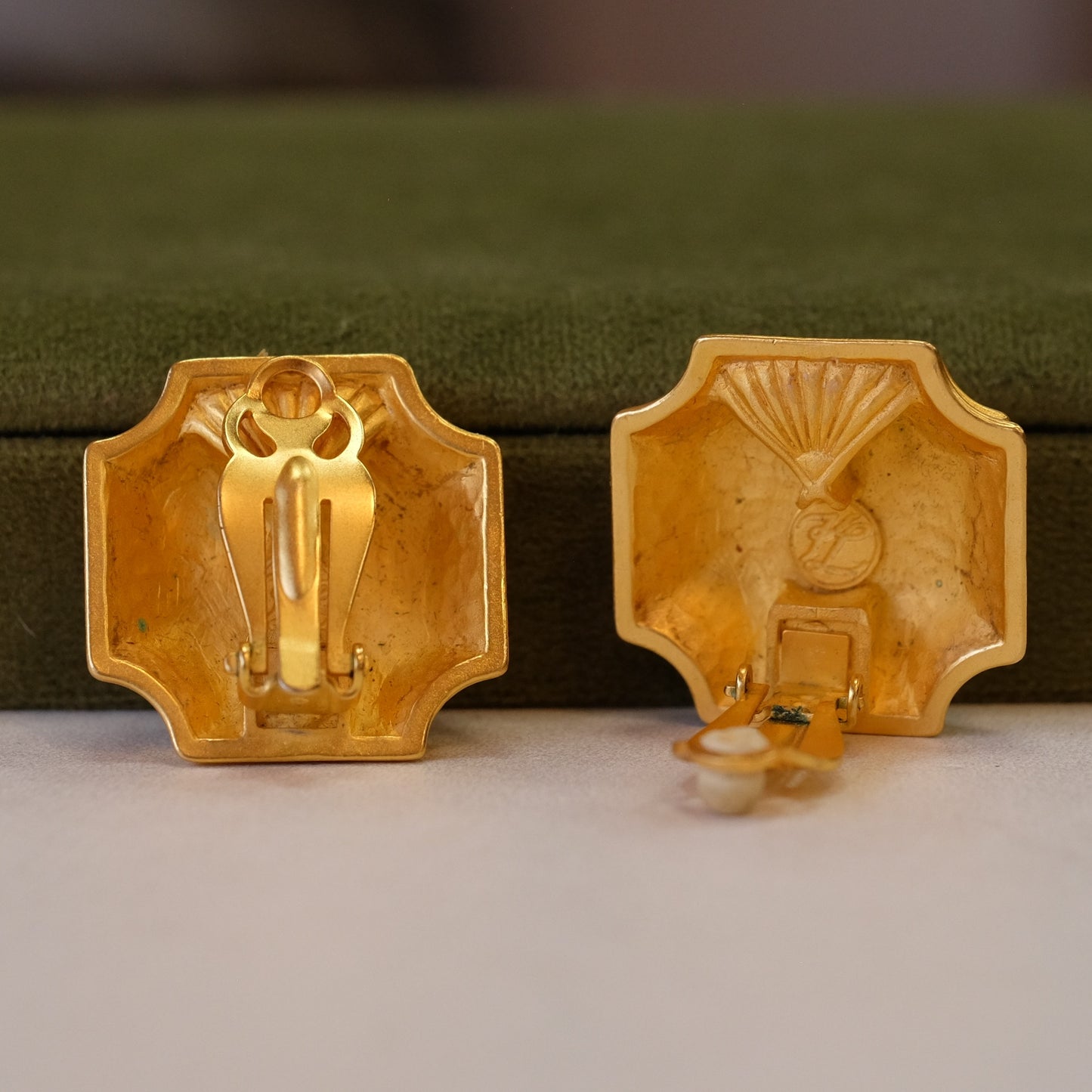 Karl Lagerfeld Vintage Earrings 1980s