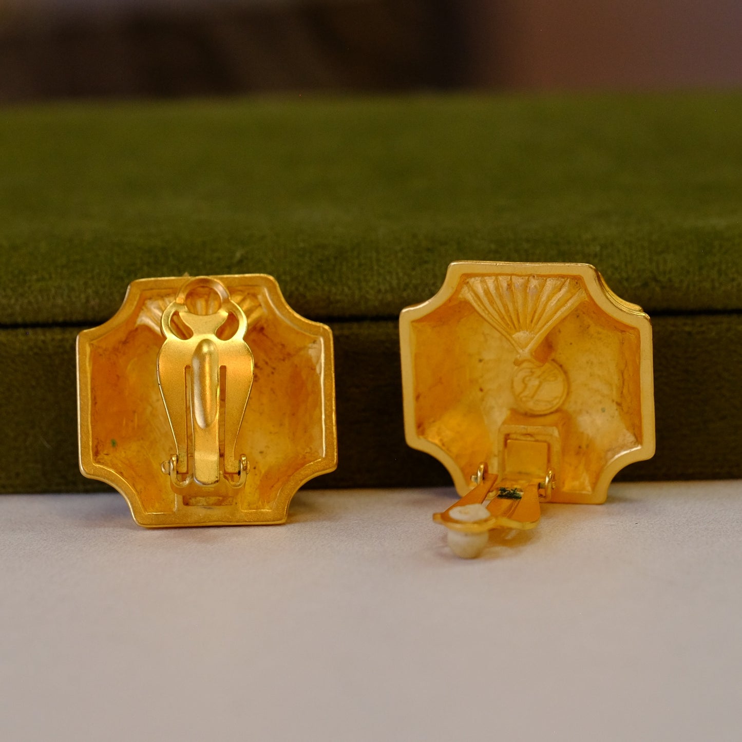 Karl Lagerfeld Vintage Earrings 1980s