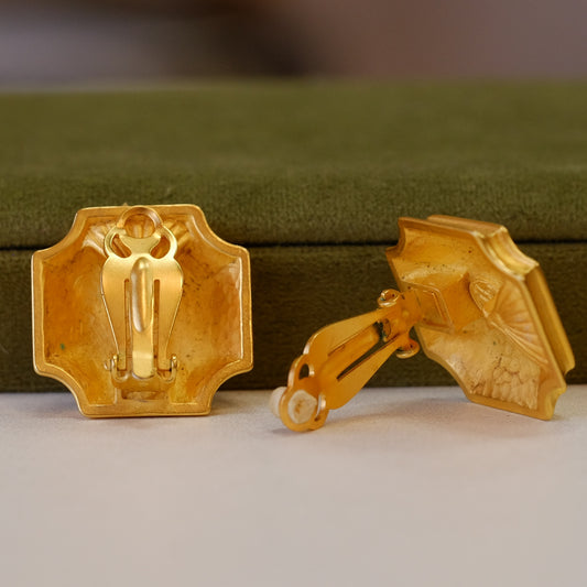 Karl Lagerfeld Vintage Earrings 1980s