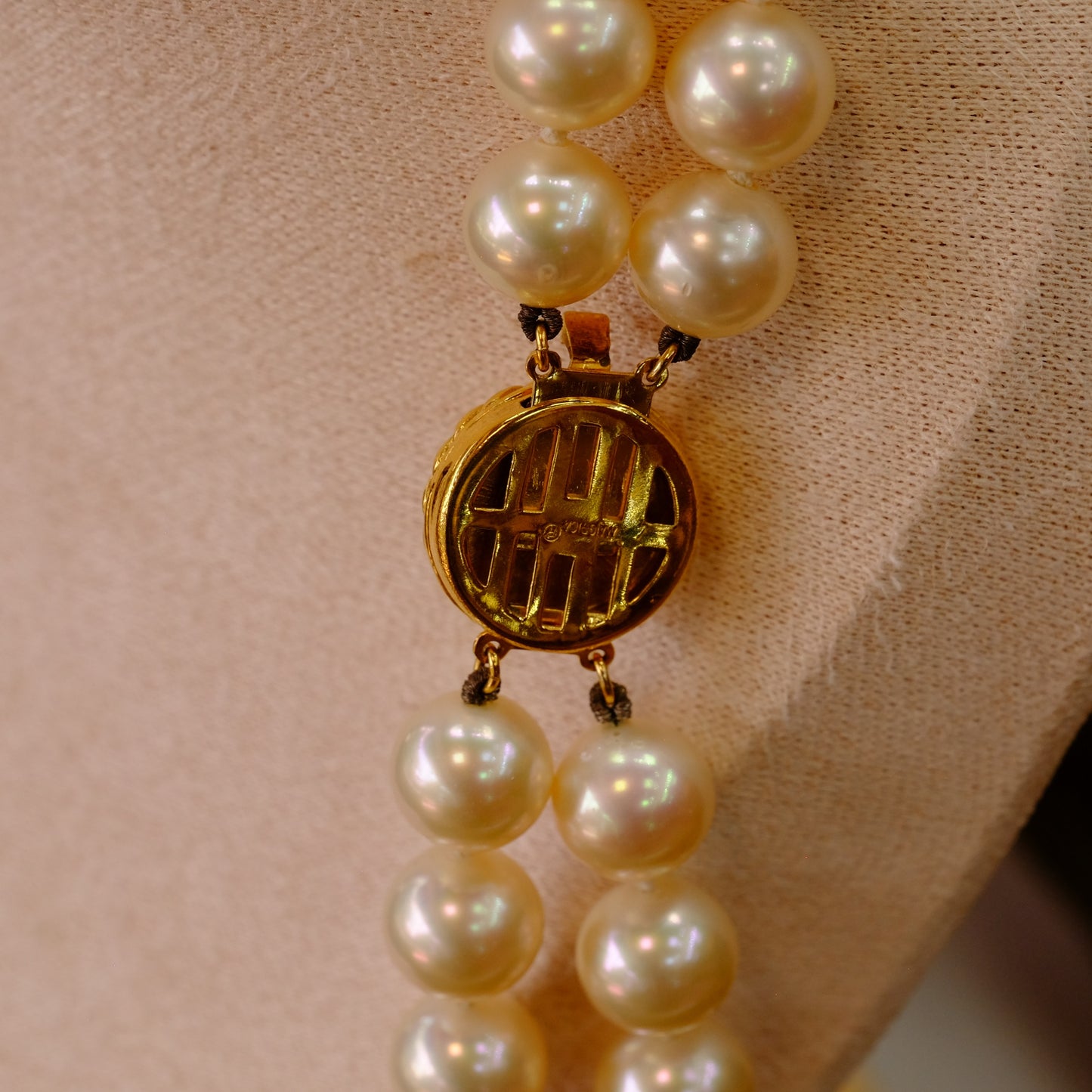Majolica Statement 2 row large pearl necklace