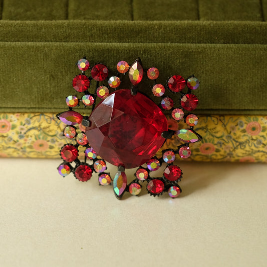 Claudette Red Pin 1950s
