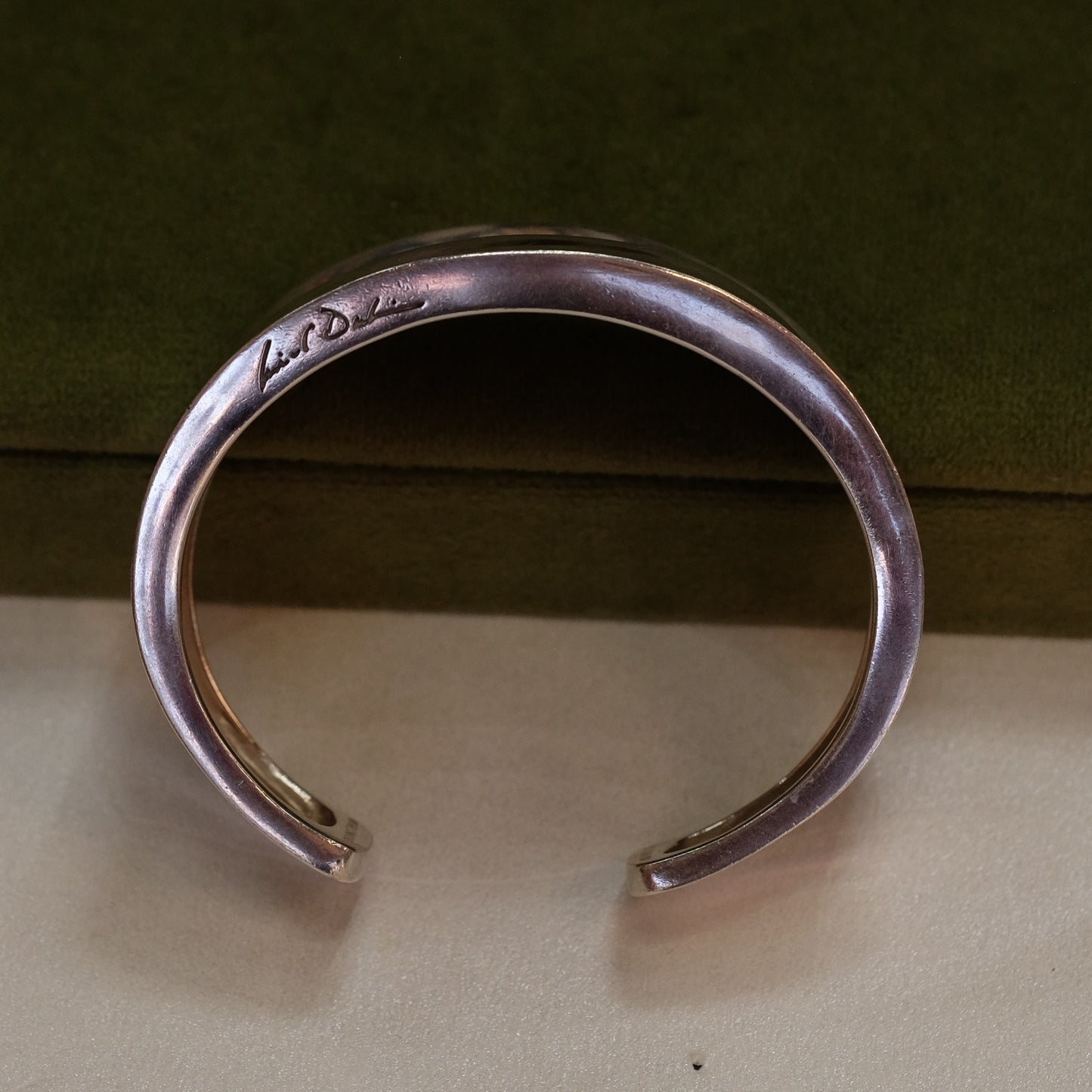 Silver Cuff Bracelet by Michael Dawkins