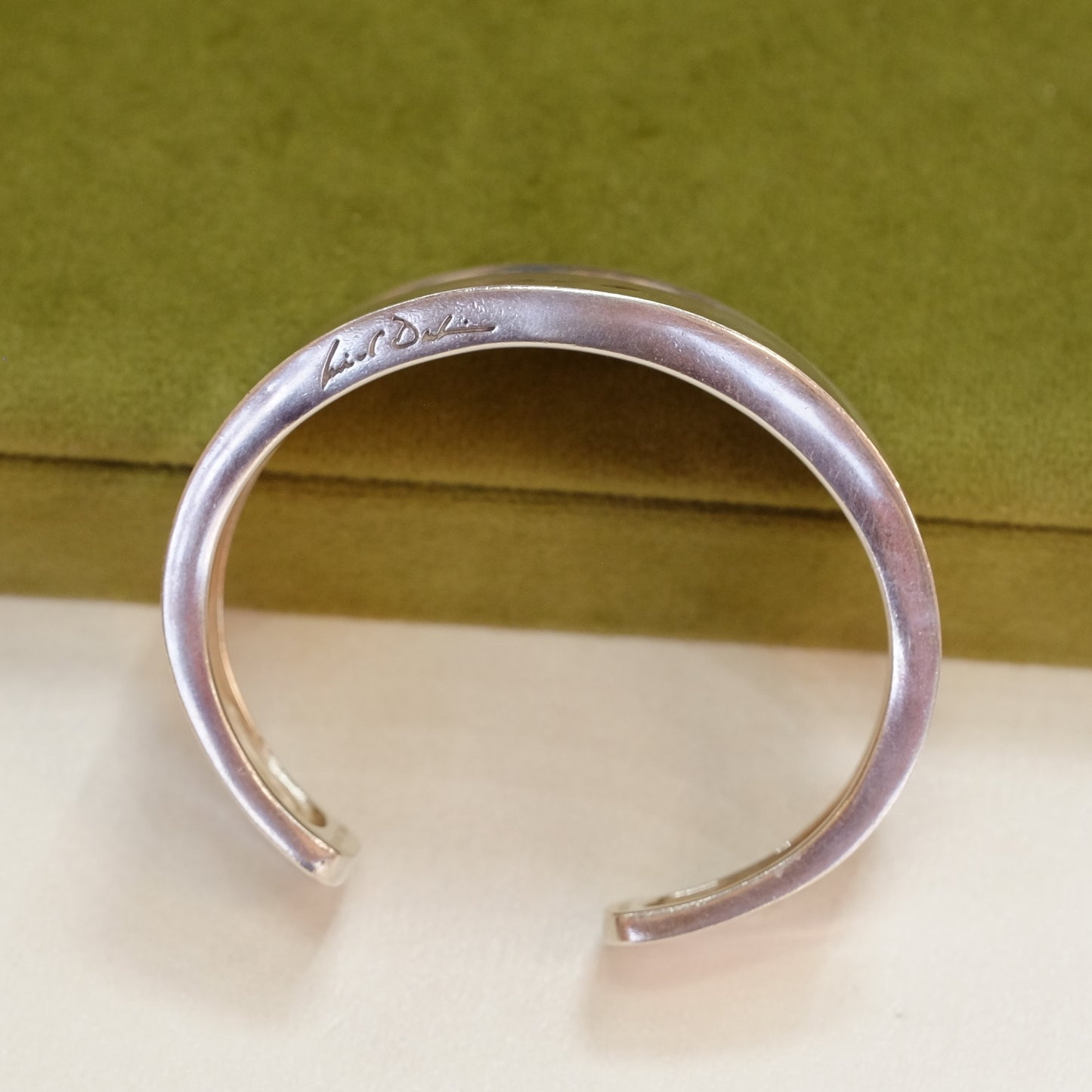 Silver Cuff Bracelet by Michael Dawkins