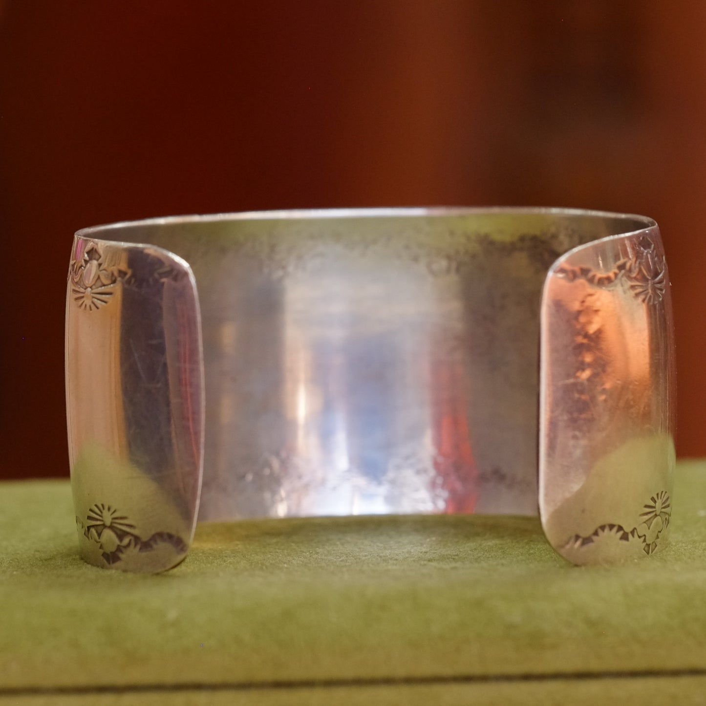 Vintage Ornate Silver Cuff
