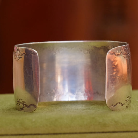 Vintage Ornate Silver Cuff