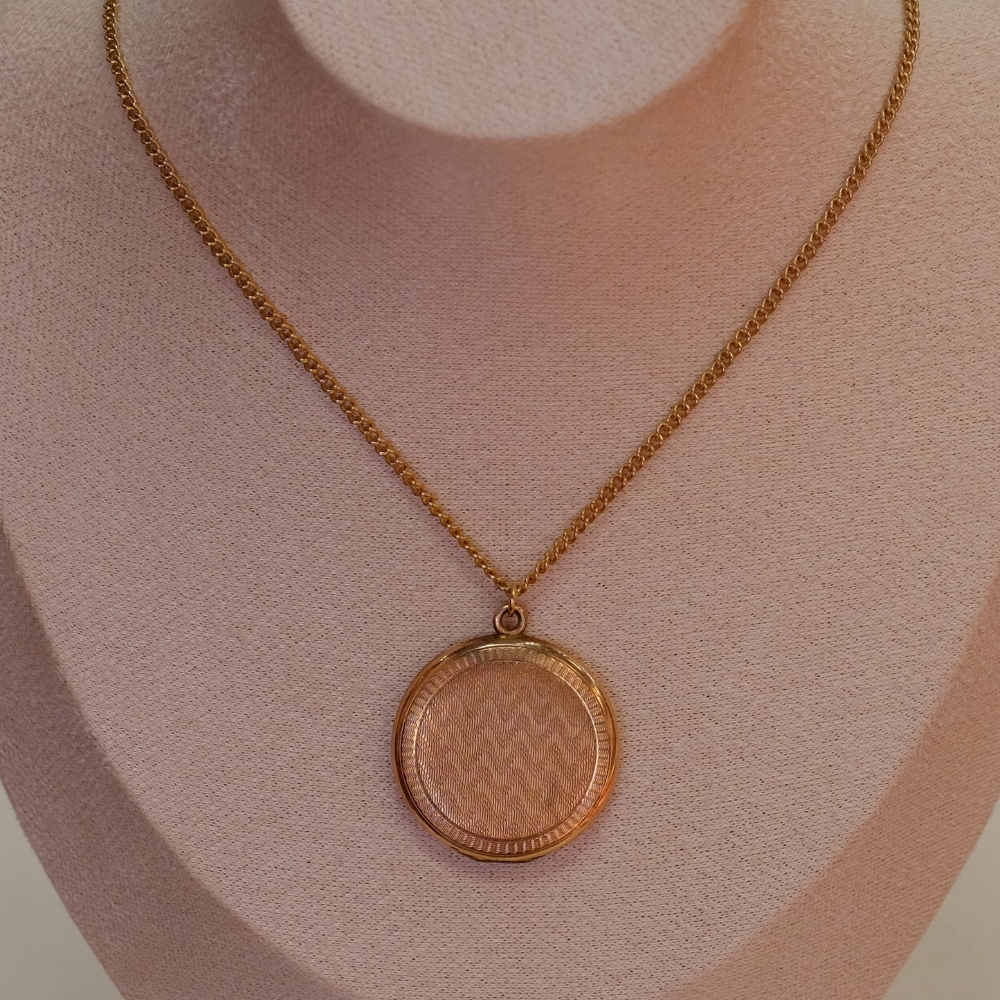 Victorian Gold Filled Round Locket