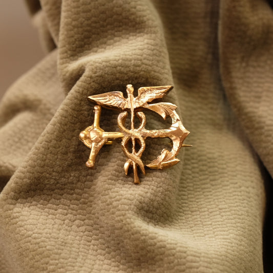 WWII Bronze Navy Medical Insignia