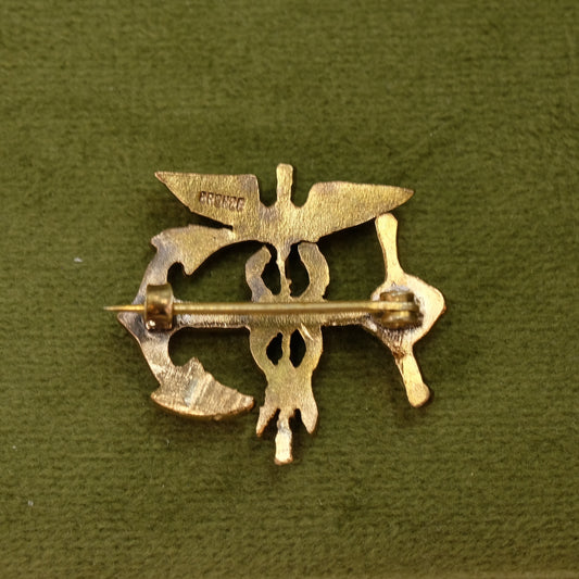 WWII Bronze Navy Medical Insignia