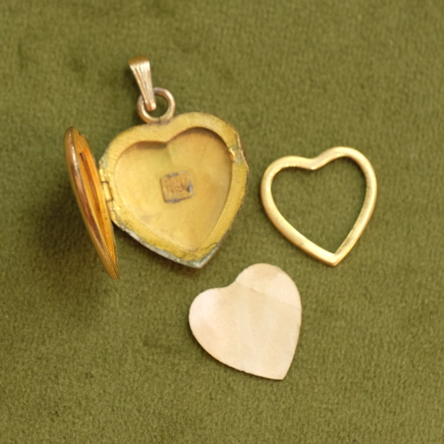 Victorian Gold Filled Heart Locket