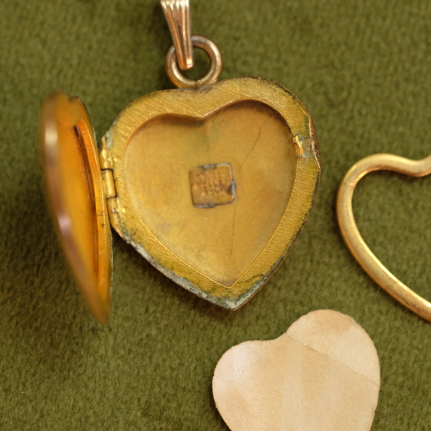 Victorian Gold Filled Heart Locket