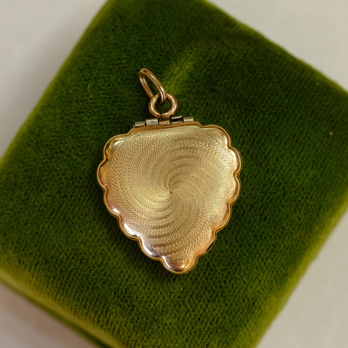 Victorian Gold Filled Heart Branch Locket