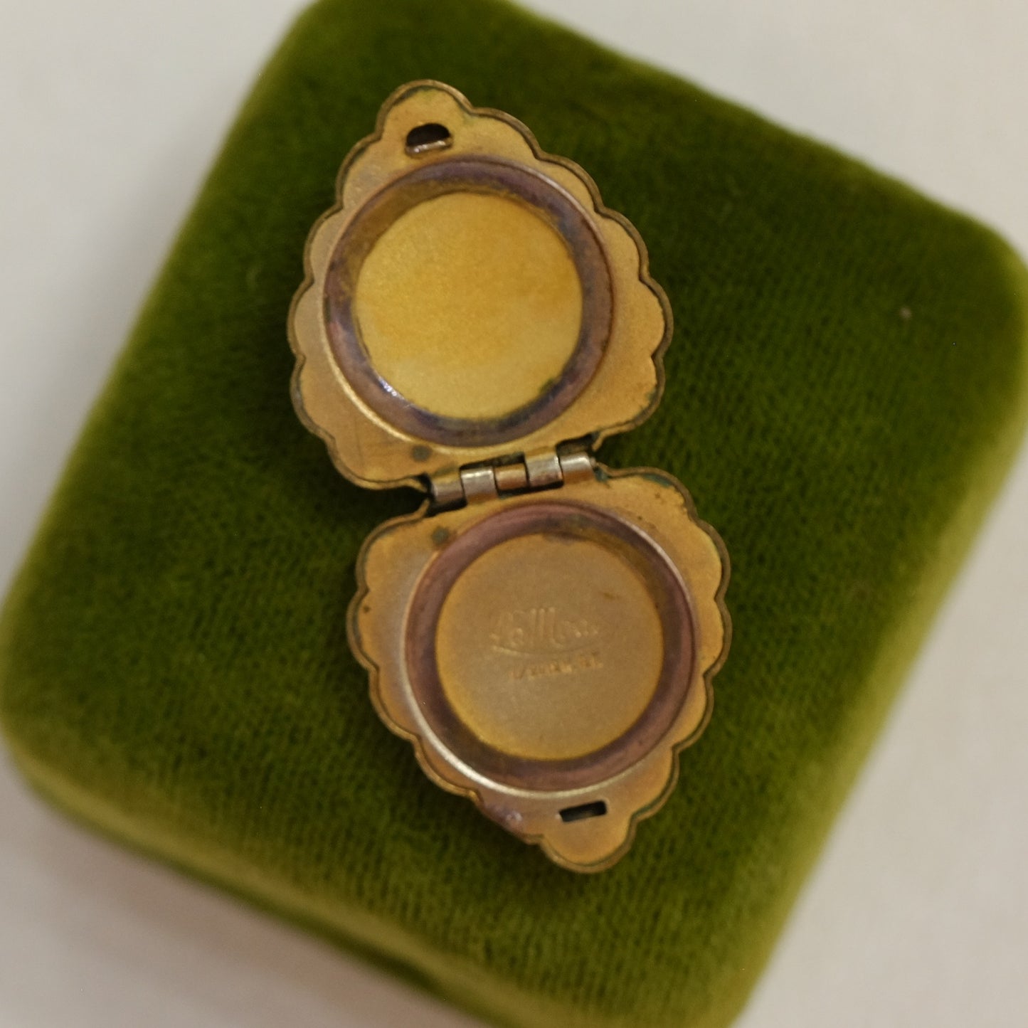 Victorian Gold Filled Heart Branch Locket