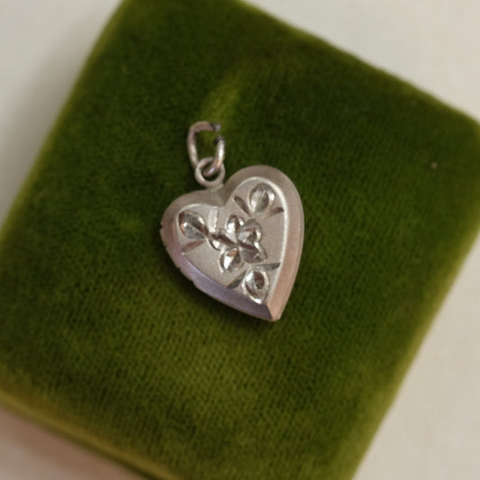 Vintage Silver Heart Locket