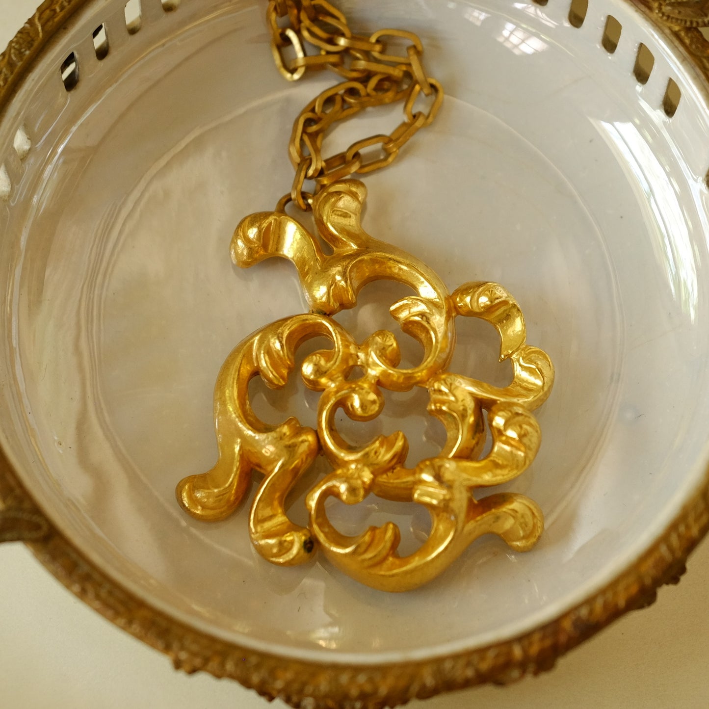 Vintage Statement Pendant by Zentall