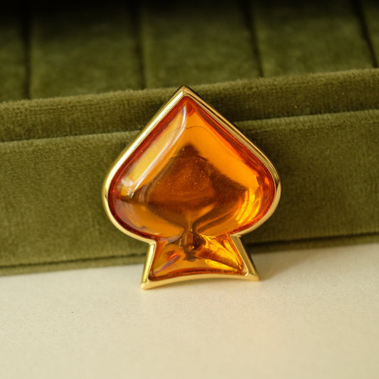 Vintage YSL by Robert Goossens Pin 1980s