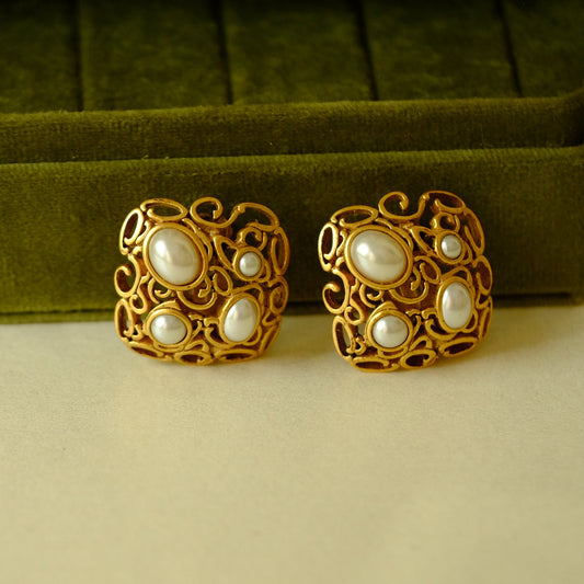 Oscar de la Renta Vintage Earrings 1990s