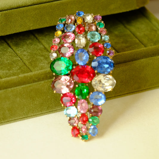 Eisenberg Original Multicolor Dress Clip 1940s
