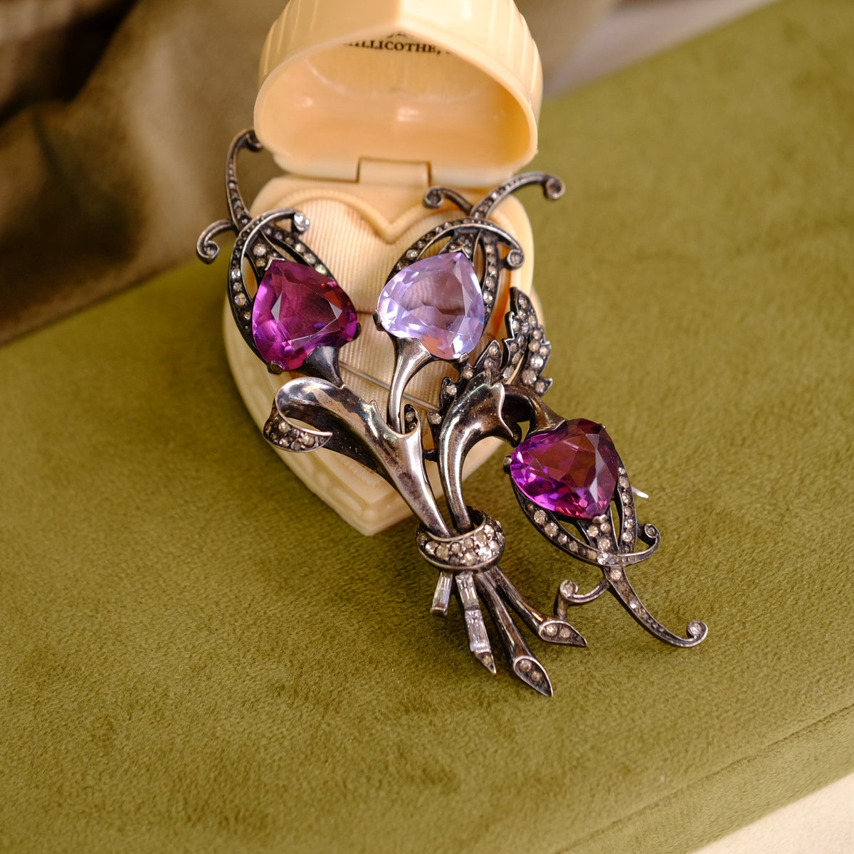 Marcel Boucher Sterling Brooch 1940s