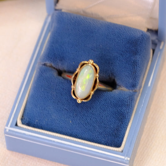 10K Gold Victorian Opal Ring