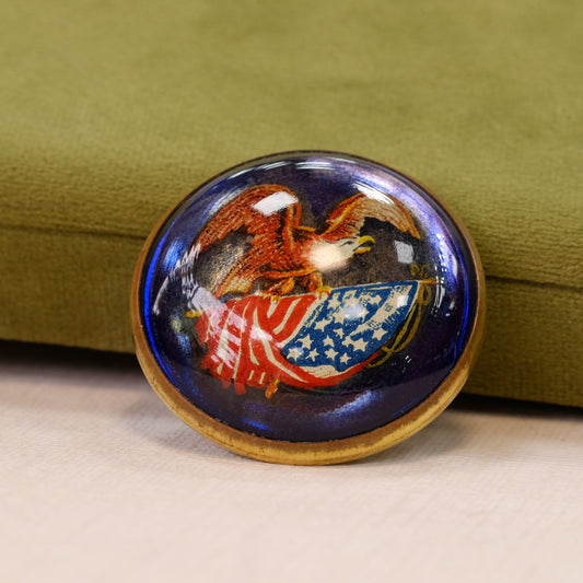 Patriotic Bridle Rosette Pin