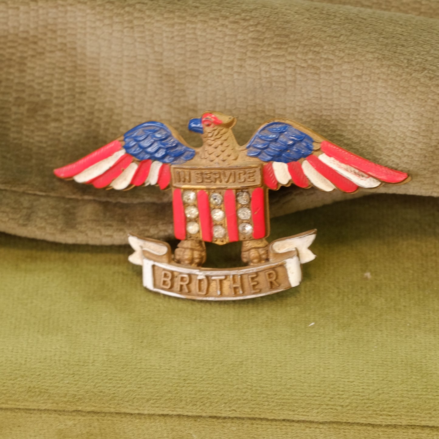WWII "Brother in Service" Pin
