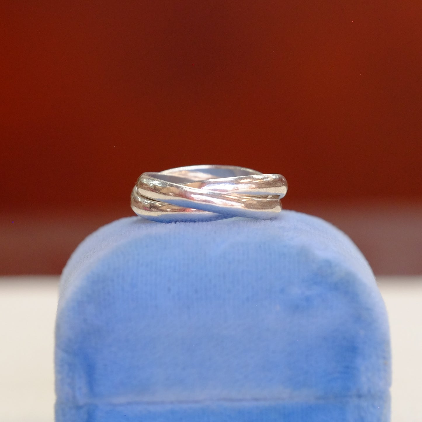 Silver Trinity Ring with Friendship Engraving