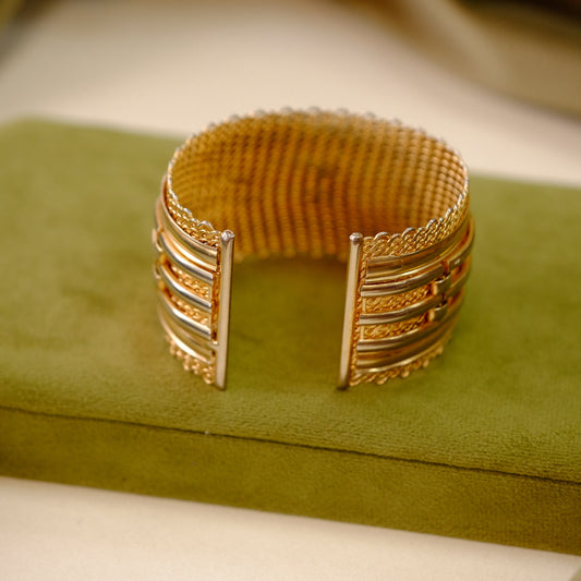 Jewels by Julio Gold and Silver Tone Cuff