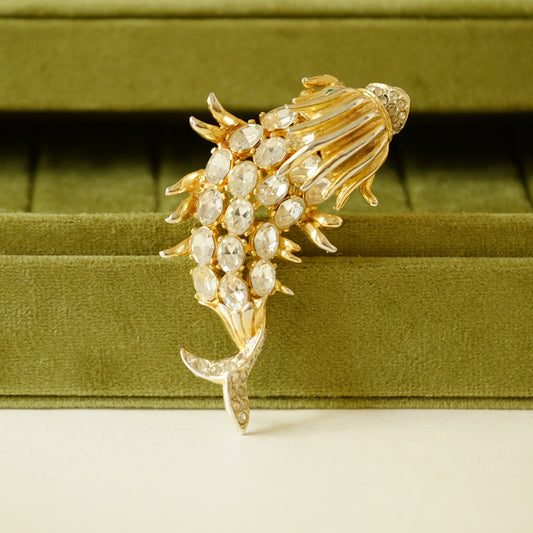 Kenneth Jay Lane Fantasy Animal Fish Brooch 1967