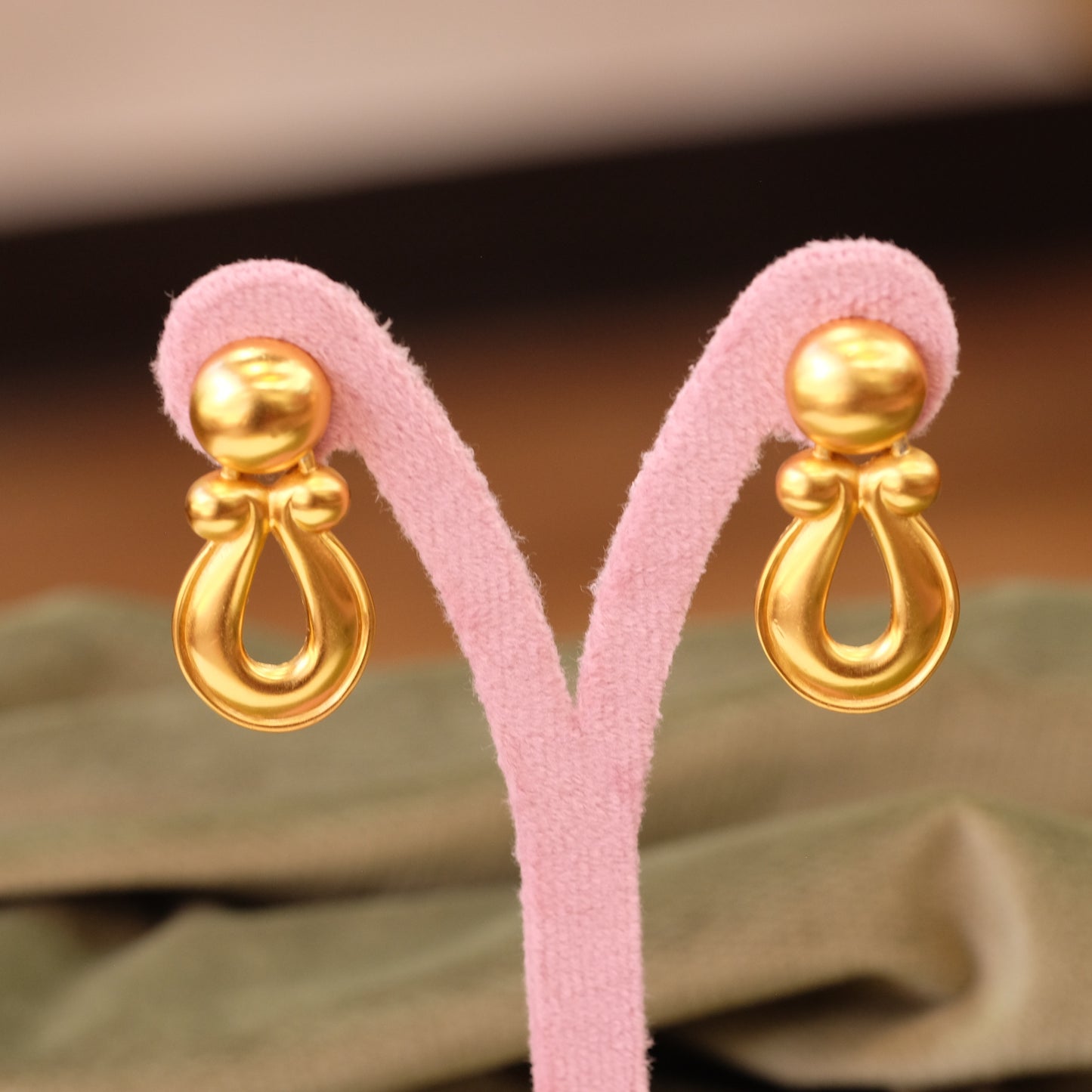 Vintage Door Knocker Large Clip On Earrings