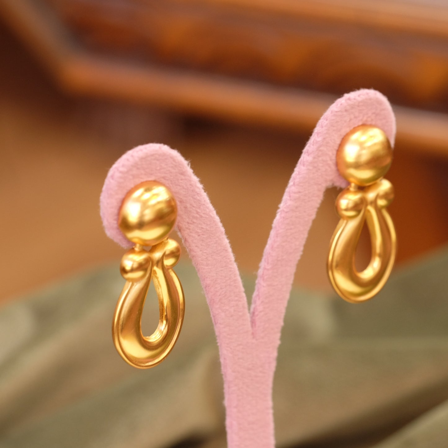 Vintage Door Knocker Large Clip On Earrings