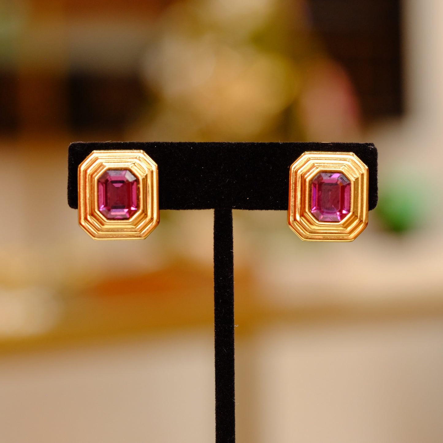 Vintage Christian Dior Clip-On Earrings 1990's