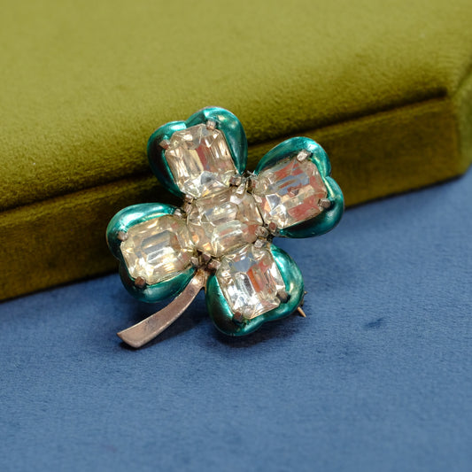 Eisenberg Clover Pin 1940s
