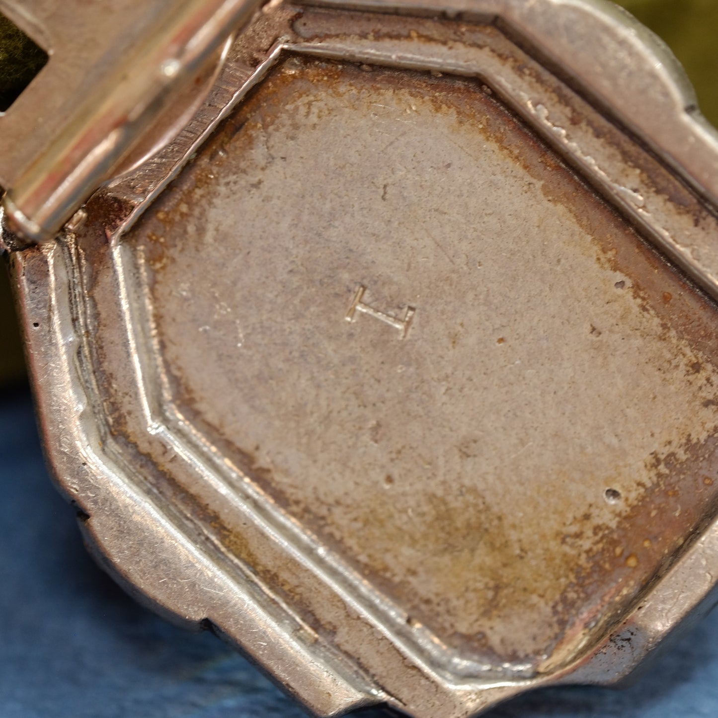 Eisenberg Square Crystal Dress Clip 1940s