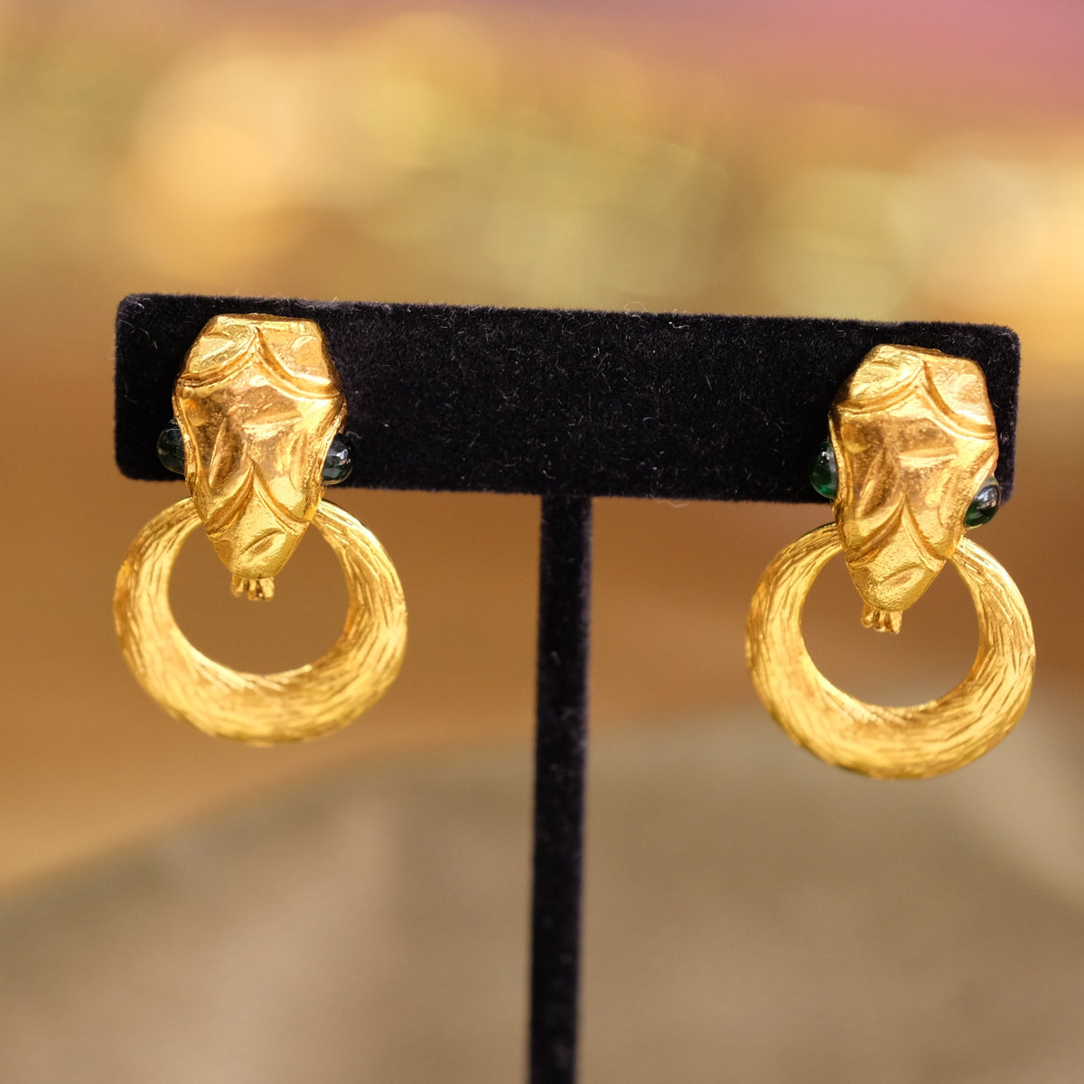 Richelieu Snake brooch and earrings set