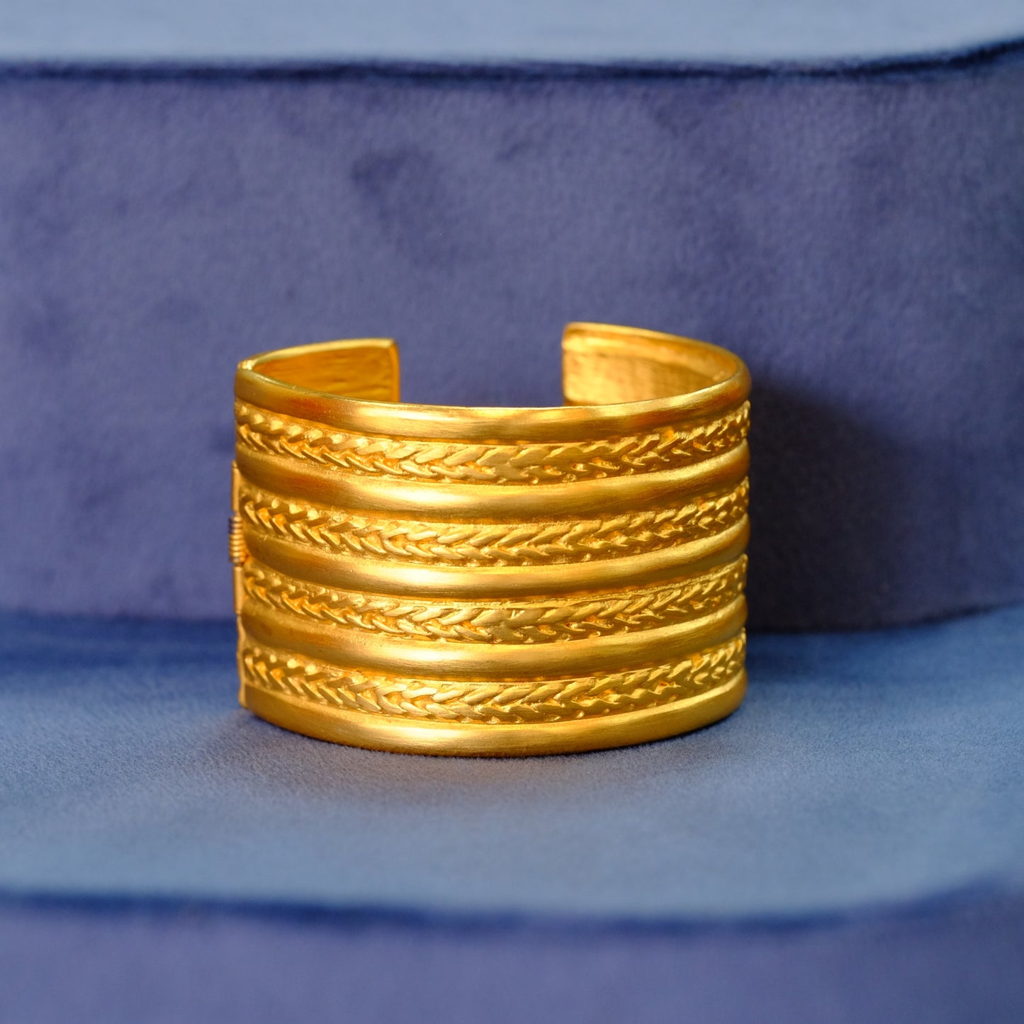 Kenneth Jay Lane Gold Cuff Bracelet